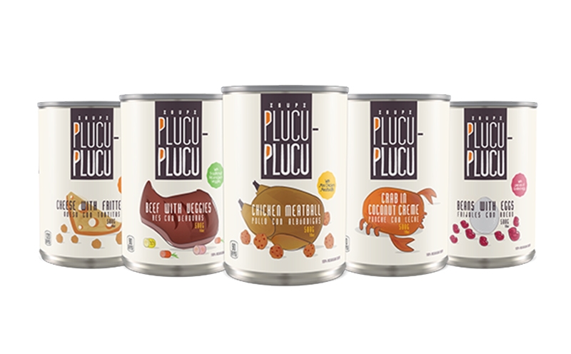 杭州素食品牌包裝設計,罐頭湯包裝設計,食品插畫包裝設計公司,產品品牌設計