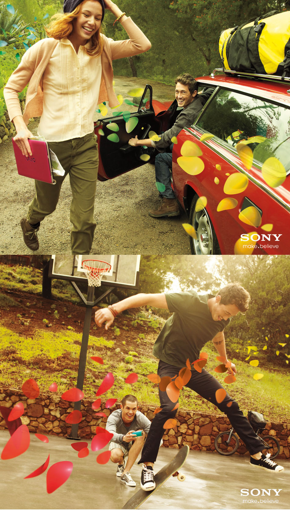 索尼&ldquo;花瓣&rdquo;體驗店品牌視覺形象設(shè)計