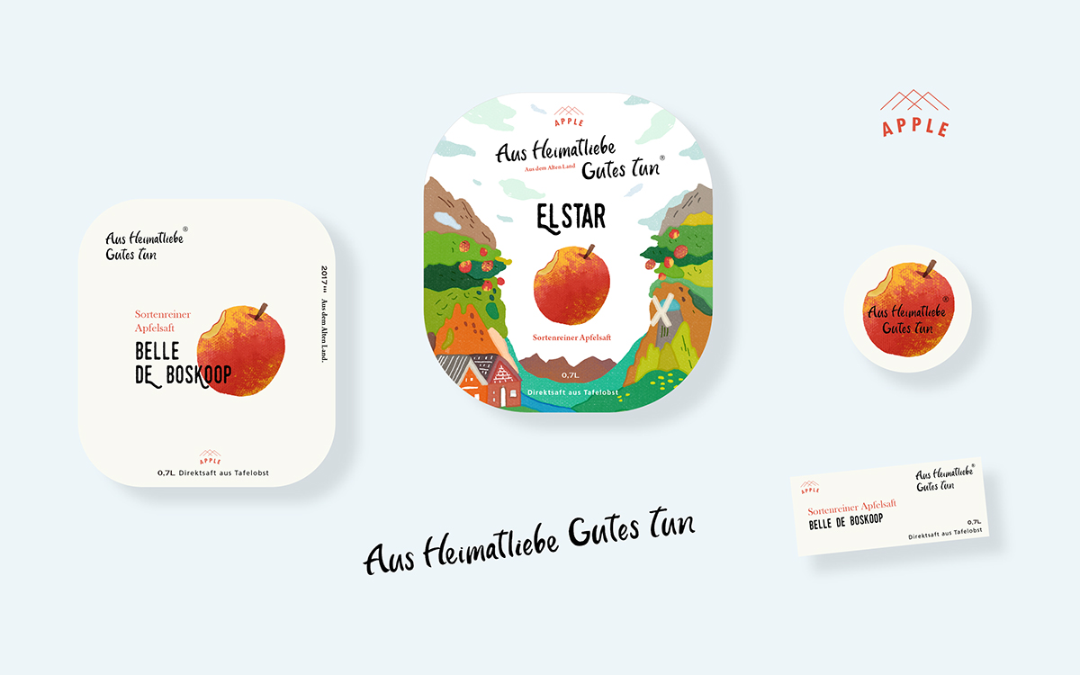 德國蘋果汁包裝設(shè)計(jì)