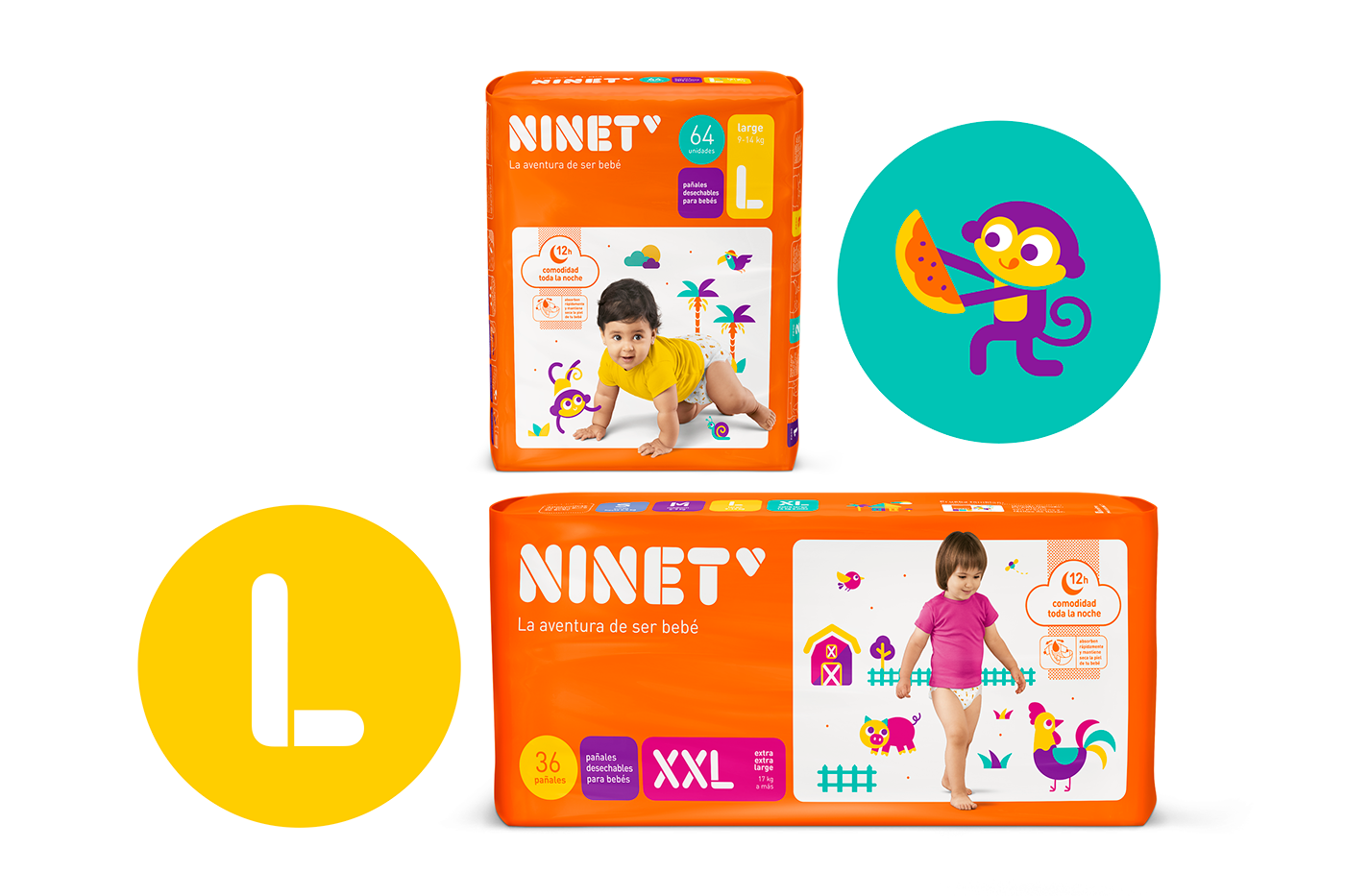 大冒險(xiǎn)式嬰兒用品品牌包裝設(shè)計(jì)，不一樣的紙尿褲設(shè)計(jì)