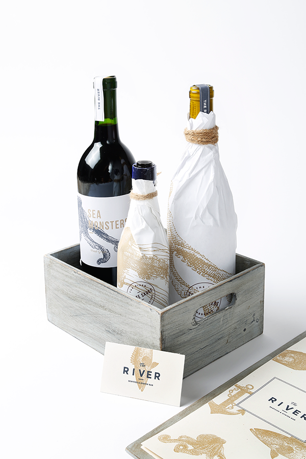 學校周邊海鮮酒吧餐廳品牌包裝設計