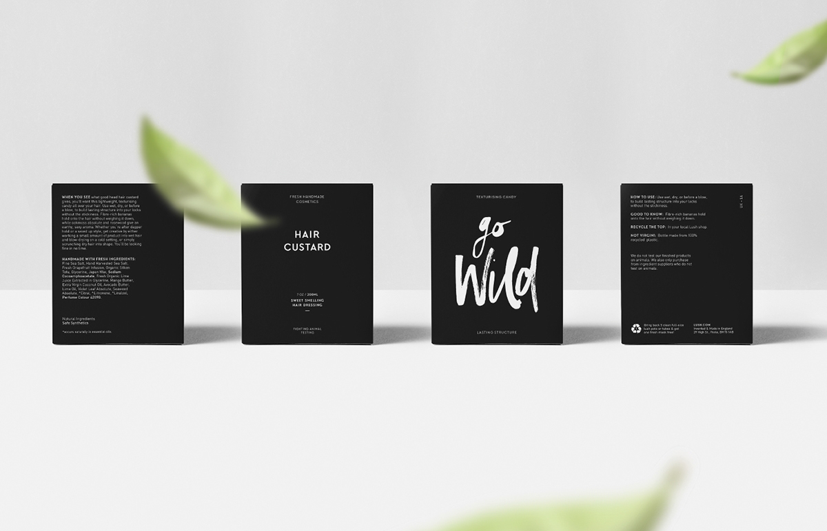 手工制作的天然化妝品品牌包裝設計