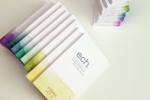 彩色之光， 生態手工巧克力食品包裝設計工程。