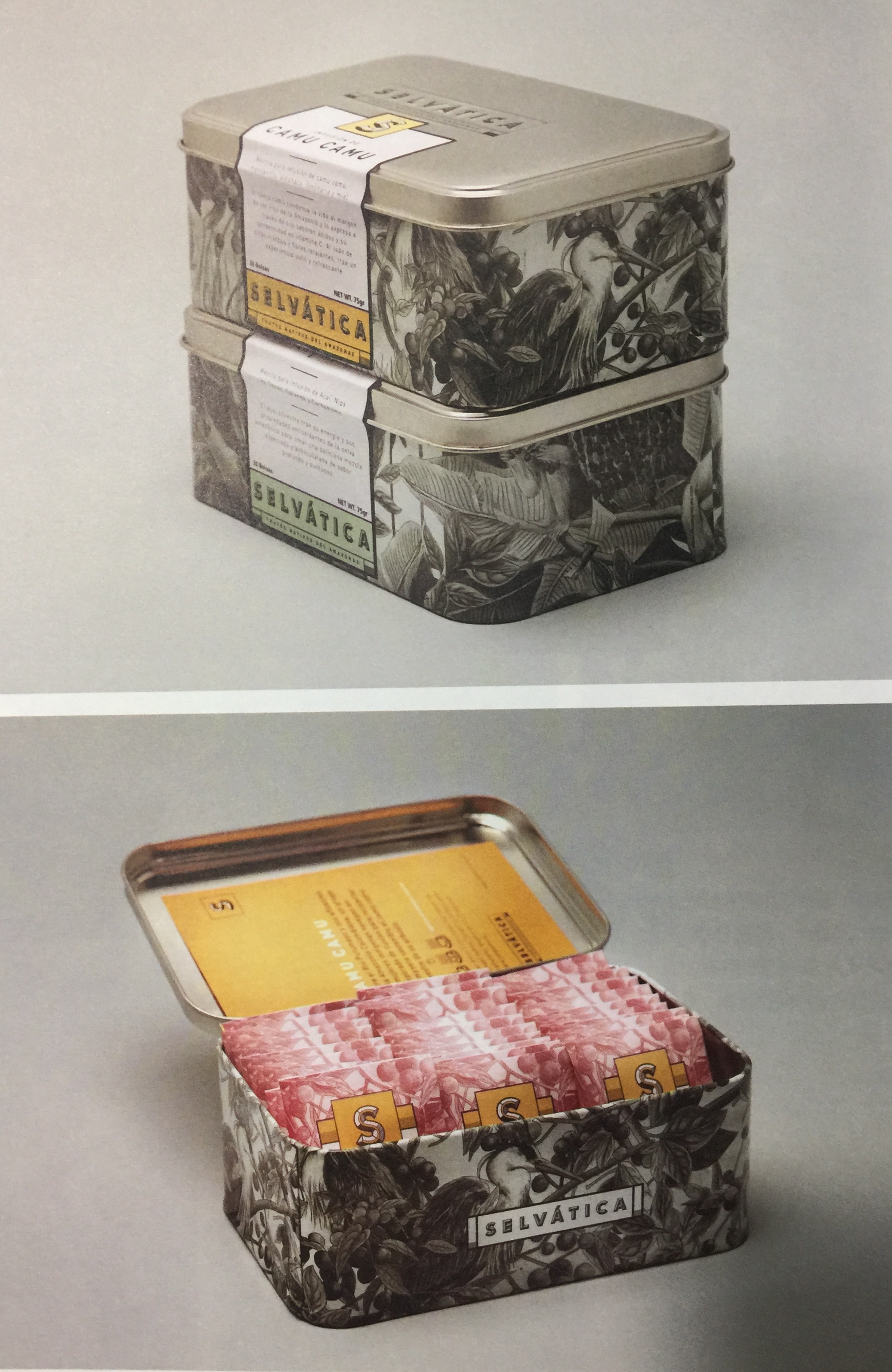 來自熱帶雨林的果茶飲品包裝設(shè)計