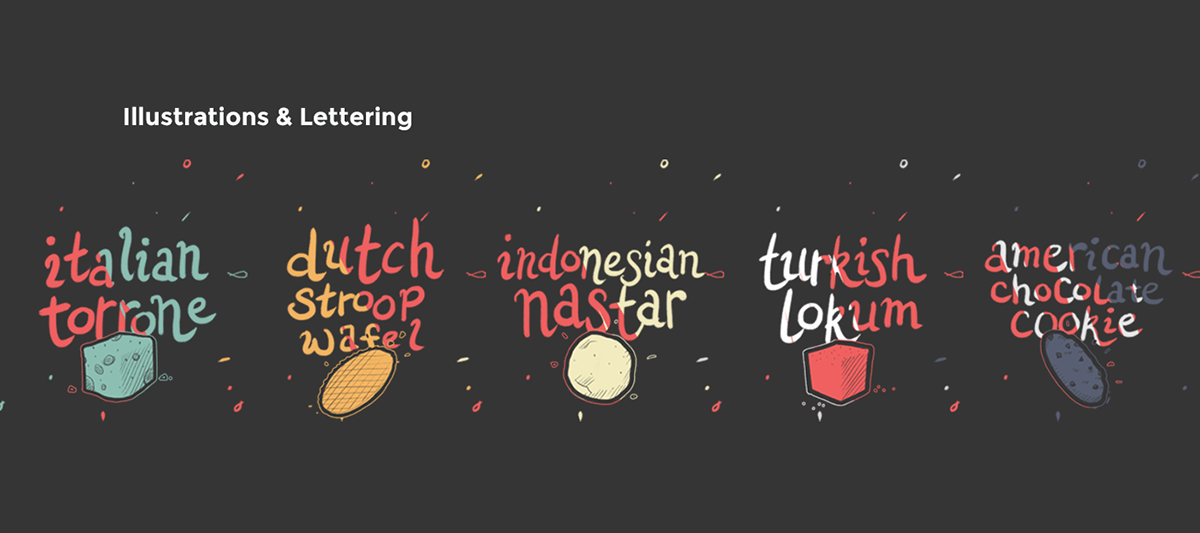 “Sweet of the World”，全球糖果食品包裝設計