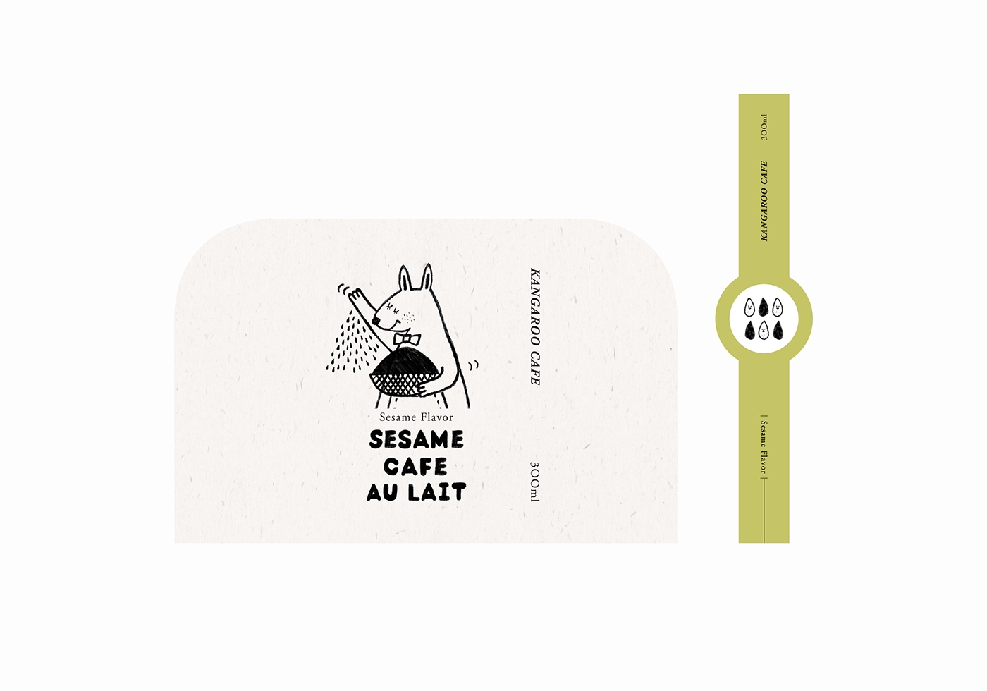 黑巧克力、水果風(fēng)味、芝麻歐蕾三種不同的咖啡包裝設(shè)計(jì)