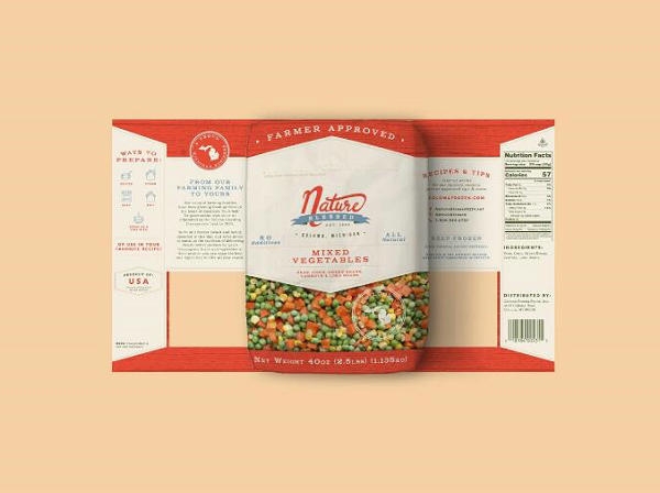 果蔬脆片包裝袋設計