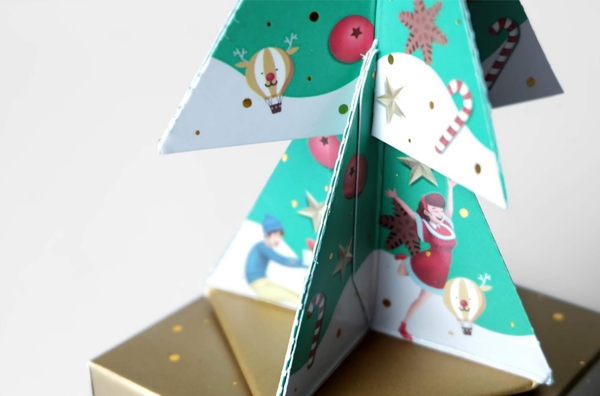 巧克力盒化身圣誕樹！包裝結構創意為顧客帶來的驚喜體驗
