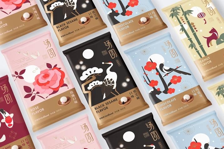 驚艷四座的國風(fēng)之美，中式湯圓包裝設(shè)計