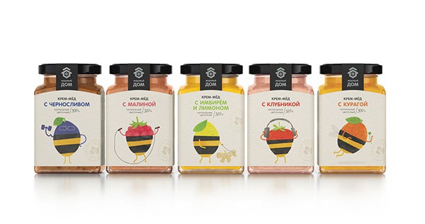 可愛到飛起的小水果？俏皮蜂蜜漿果包裝設計