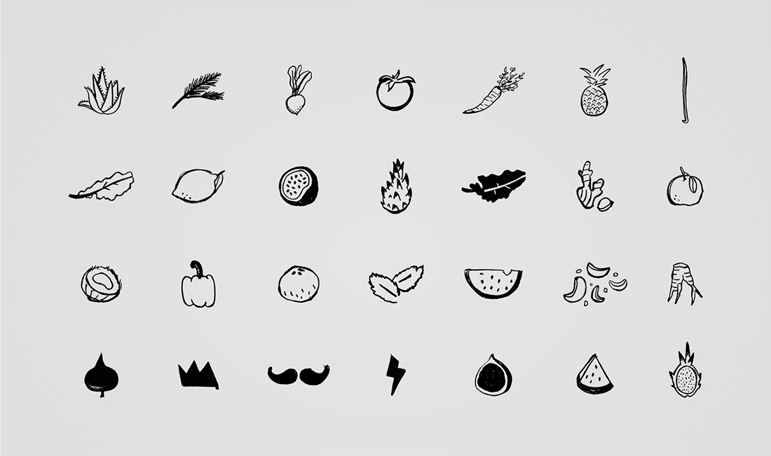 冷榨果汁和健康食品行業(yè)的品牌包裝設計