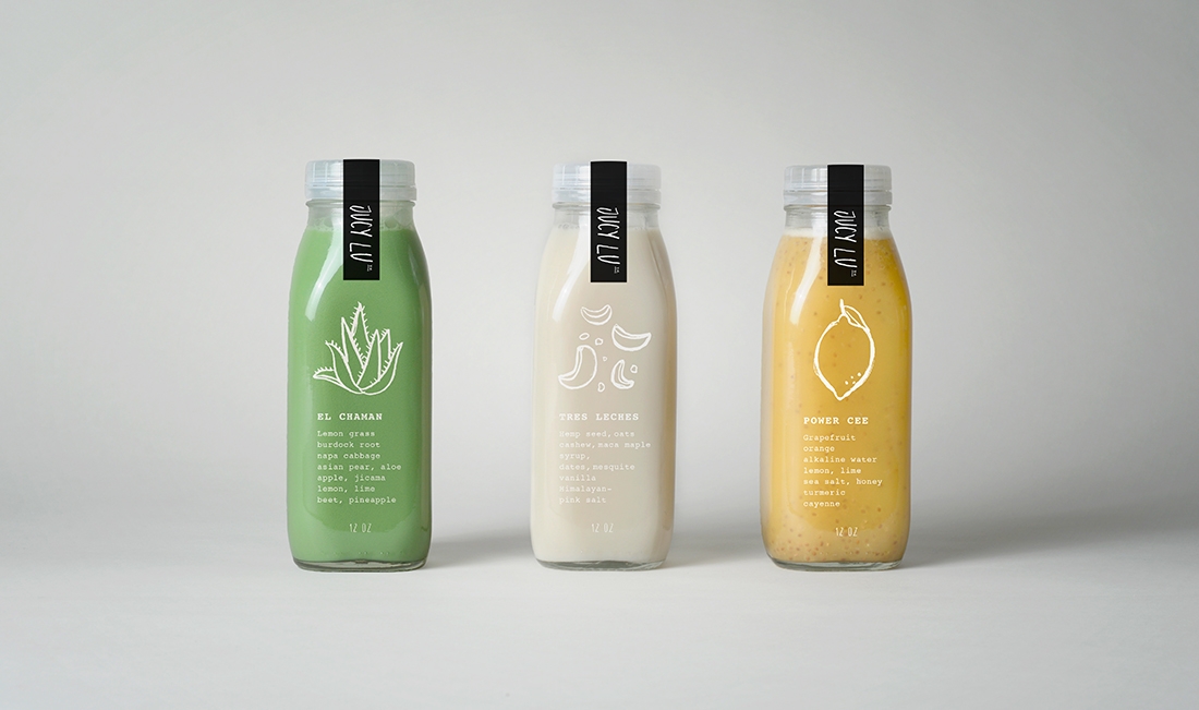 冷榨果汁和健康食品行業(yè)的品牌包裝設計